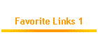 Favorite Links 1