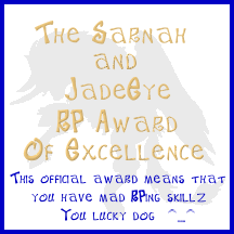 The Sarnah and JadeEye RP Award of Excellence