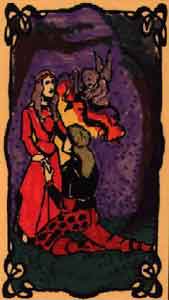 The Lovers - HAND COLORED