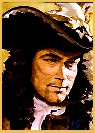 Portrait of Vittorio Amadeo, made in the watercolour technique, and link to the Review of King's Whore
