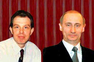 Tony Blair&Vladimir Putin