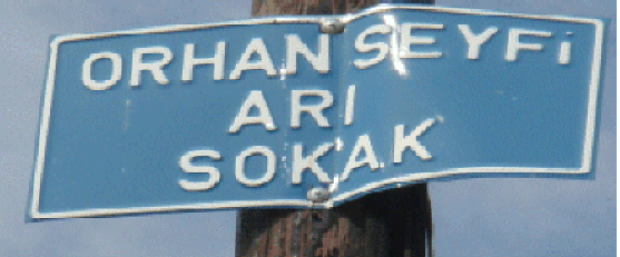 Street namde after teacher Orhan Seyfi Ari, Lysi 2006