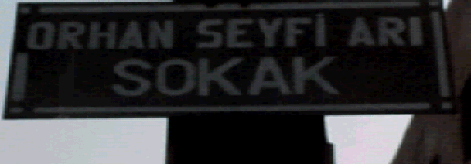 Stree name after Teacher Orhan Seyfi Ari 1993 Nicosia