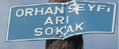 Street name after Teacher Orhan Seyfi Ari 2006 Lysi
