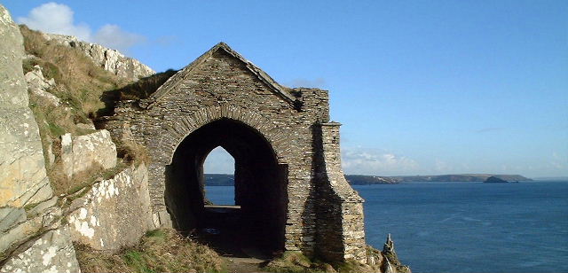 Penlee point Looking out towards the Mew stone
