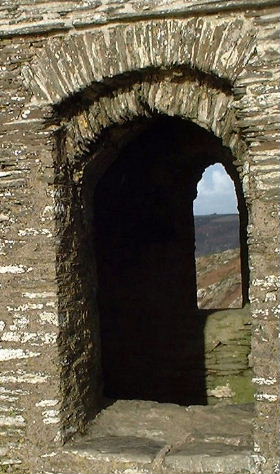A window of Rame Chapel