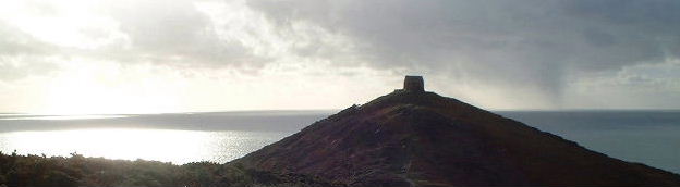 Rame head looking across the ditch
