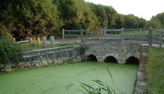 Titchfield Canal Sea lock looking downstream
