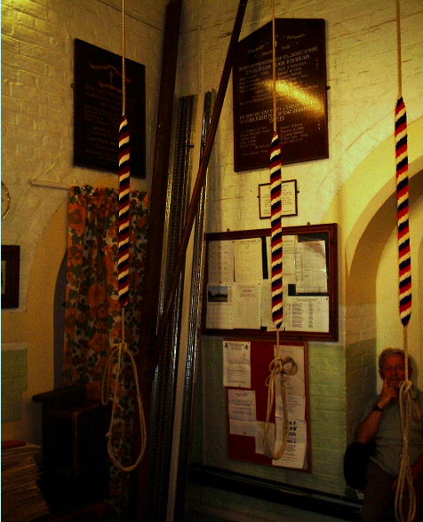 The Bell ringers in Alverstoke church