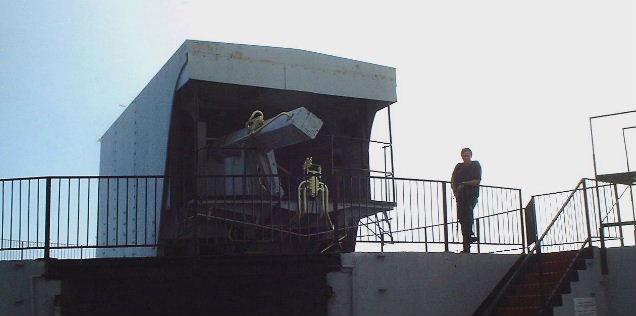 9 inch gun from the rear