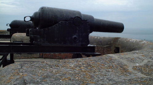 9 inch RML at Needles Battery