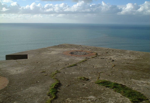 Base of Radar station at Rame Head