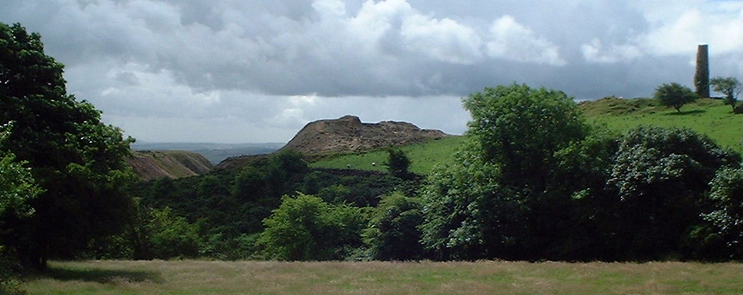 West Caradon Mine from the footpath at the top of the Incline