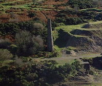 View of South Caradon Stamp Engine from the Footpath