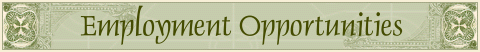 Employment Opportunities