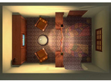 Vista superior del �rea de fumadores VIP