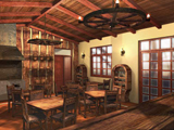 Sal�n y bar de la taberna