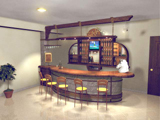 Bar-caf� del sal�n de ventas