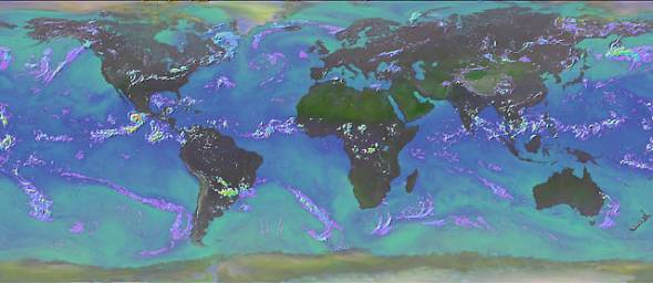 Foto atmosf�rica de la Tierra