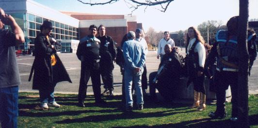 Sam, Teddy, Corrado, Klingon and Roni