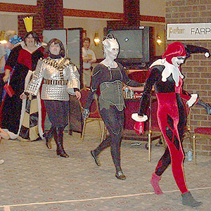 Walking to the Masquerade