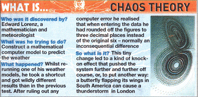 Link to the Butterfly Effect [Metro Jun16,2005]