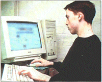 Threat:Children can be hackers Picture posed by model