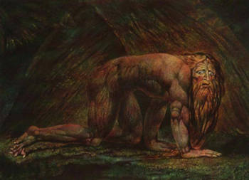 La Metamorfosis de Nabucudonosor -- William Blake