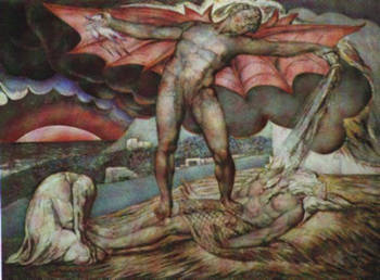 Satán y Job -- William Blake