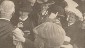 1904 Socialist International Congress in Amsterdam - Dutch socialist leader Henri Van Kol leads the fun after the day’s debates.