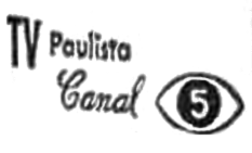 �ltimo logo da TV Paulista, antes de se tornar Globo