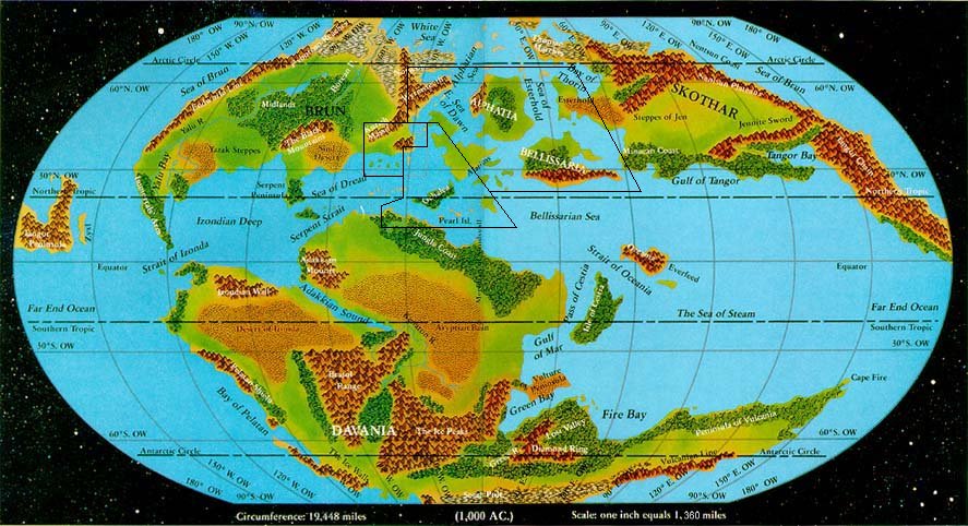carte du monde ext�rieur