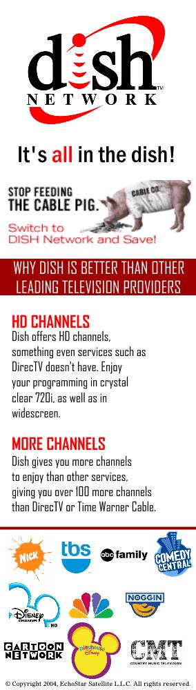 Dish Network: It's all in the dish!