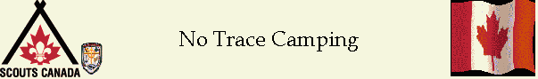 No Trace Camping