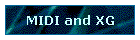 MIDI and XG