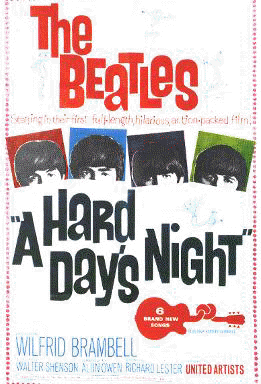 POSTER DEL FILM A HARD DAY�S NIGHT