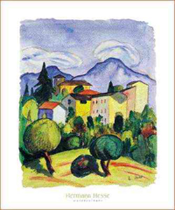 Tela feita por Hermann Hesse