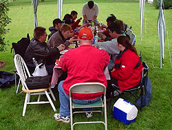 Feasters at the 2004 Lobsterfest