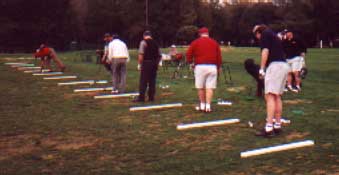 The practice range sounded like a Geritol commercial