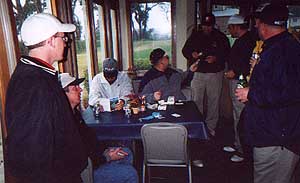 Finalizing the scorecards and paying out the cash