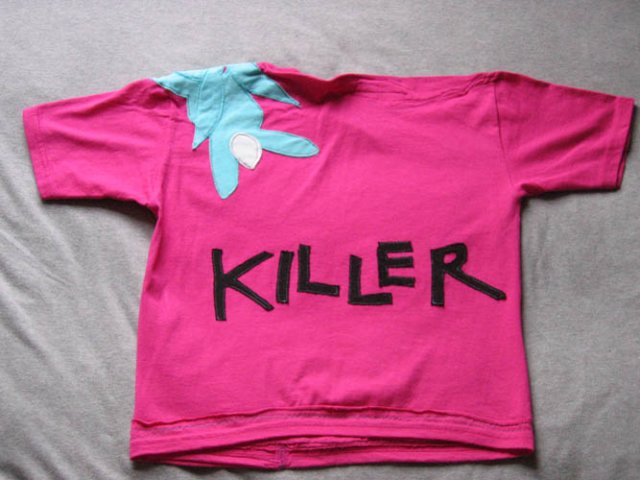 killer rabbit dark pink back