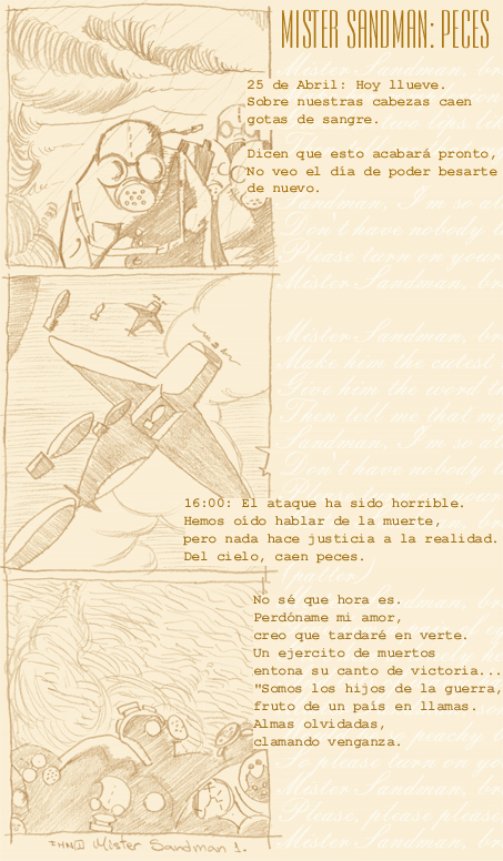 Mister Sandman: Peces. Pulsa sobre la imagen para ver la siguiente p�gina.