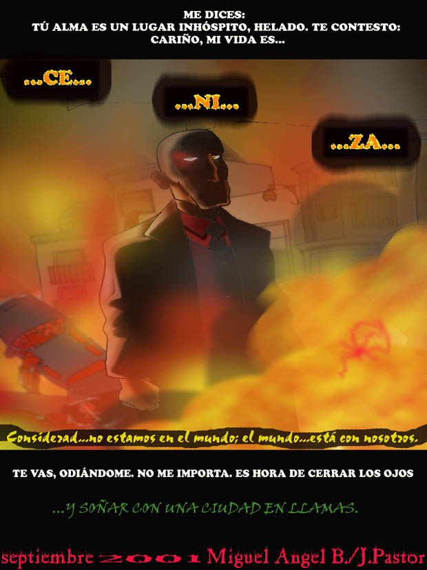 Ciudad en Llamas. Pulsa sobre la imagen para ver la siguienta p�gina.