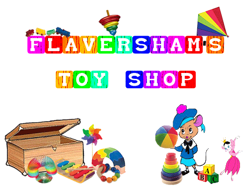 Flaversham's Toy Shop logo