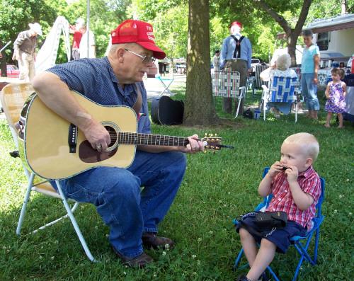 Jammimg with Jim on the Harmonica