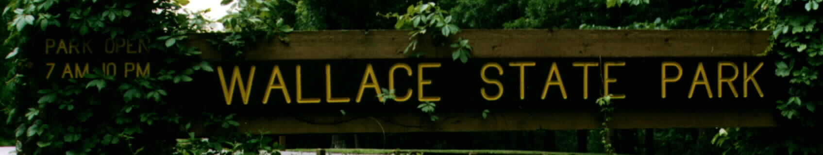 Wallace State Park Sign