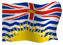 The flag of British Columbia