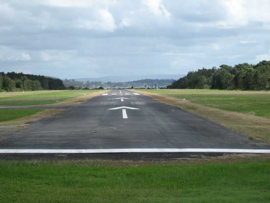 Belmont Airport runway