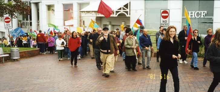 Street Rally Outside Charlestown Square