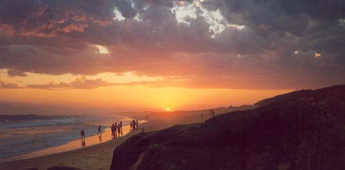Redhead Beach, Sunset Walkers. Click to purchase